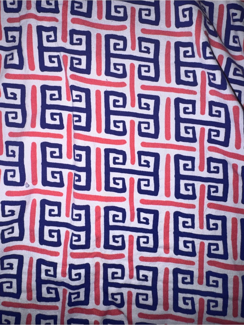 Ibkul Patterned Pink & Blue Quarter-Zip Pullover - Picture 5 of 5
